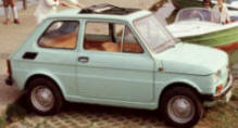 1972 - 1977 Fiat 126 Sunroof
