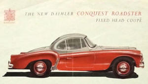 1955 Daimler Conquest Fixed Head Coupe