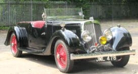 Aston Martin 15/98 Short 2/4 seater  1937 - 39